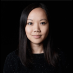 Tracy Young PlanGrid CEO portrait with black background