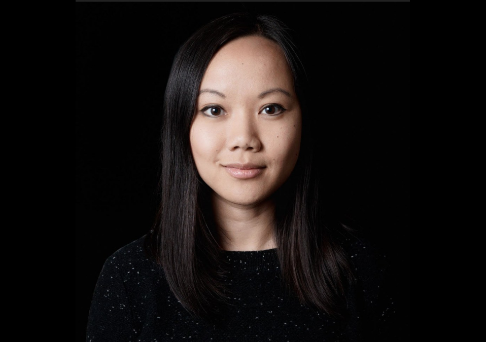 Tracy Young PlanGrid CEO portrait with black background